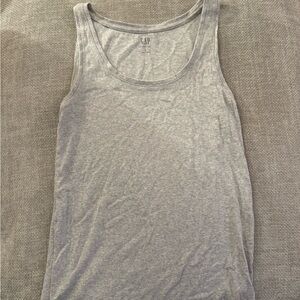 GAP Women's Light Gray Modern Tank Top